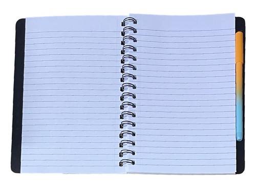 A4 A5 Spiral Notebook Lined Hardback Ruled Writing Pad Journal Notepad 8 Colours - Picture 44 of 51