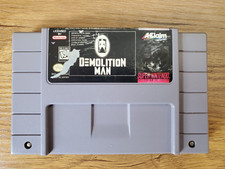 Demolition Man - Nintendo SNES Cartridge - Authentic - Clean & Tested