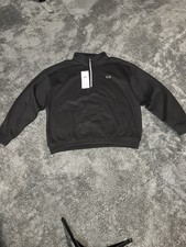 Men  s Black Alo Quarter Zip Size Medium Brand New With Bags And Tags