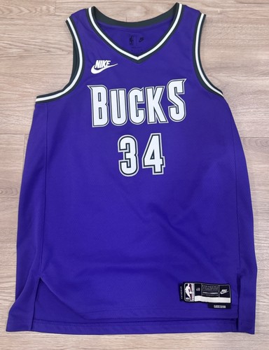 Giannis Antetokounmpo Milwaukee Bucks Nike Classic Edition Jersey Size 48