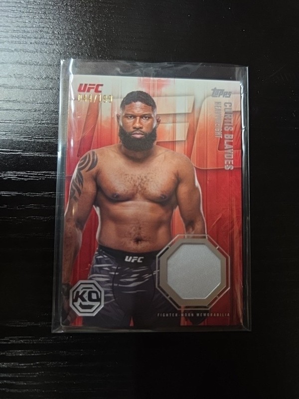 Curtis Blaydes - 2026 Topps Knockout UFC - Knockout Relics - silver /199 #KOR-CB