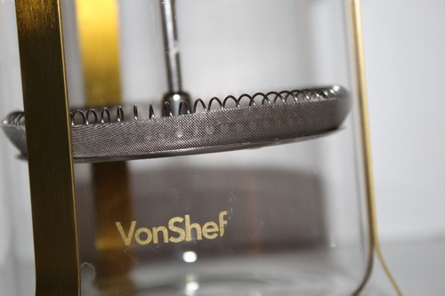 VonShef Kaffeemaschine für 12 Tassen, 1,5 l Glas & Stahl Kupfer Design - Bild 6 von 15