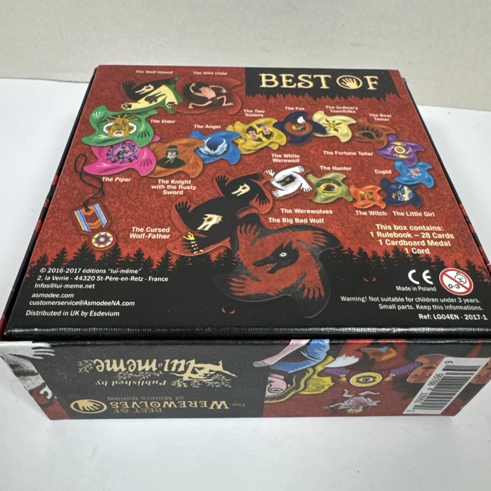 Zygomatic RPGs Werewolves of Miller's Hollow (Best of Expansion) Box NM - Image 3 of 4