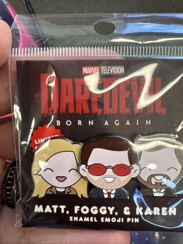 100% Soft X MARVEL Daredevil Born Again - Matt, Foggy, & Karen Emoji Pin - LE