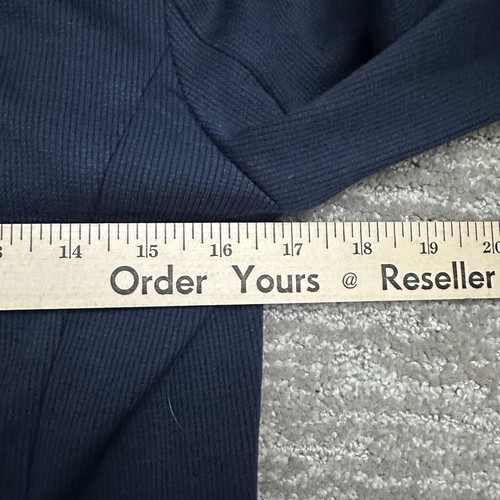 Skies Are Blue Blazer Damen klein marine vorne offen Strick Rollbündchen Nahtfix - Bild 8 von 12