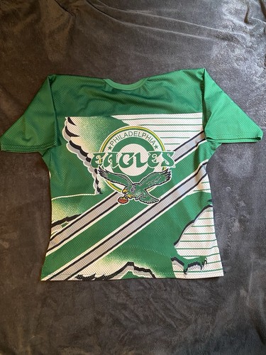 Super Rare Vintage Philadelphia Eagles CCM Jersey Randall Cunningham L/XL NFL - Picture 5 of 7