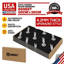 1.2SQM Car Sound Deadening mat Butyl Automotive Sound Deadener Noise Insulation