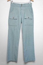 Vintage 70's LEVI'S Sta-Prest Blue Pants Talon Zip 28X28 Made in USA