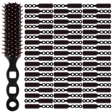 60 Packs Hair Brushes for Homeless Individually Wrapped Hair Brush for Curly ...