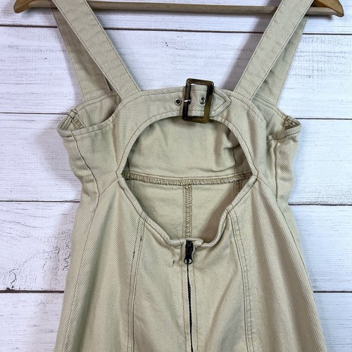 Urban Outfitters Golden Hour Denim Buckle Mini Dress Size XS Y2K Preppy Boho - Picture 8 of 12