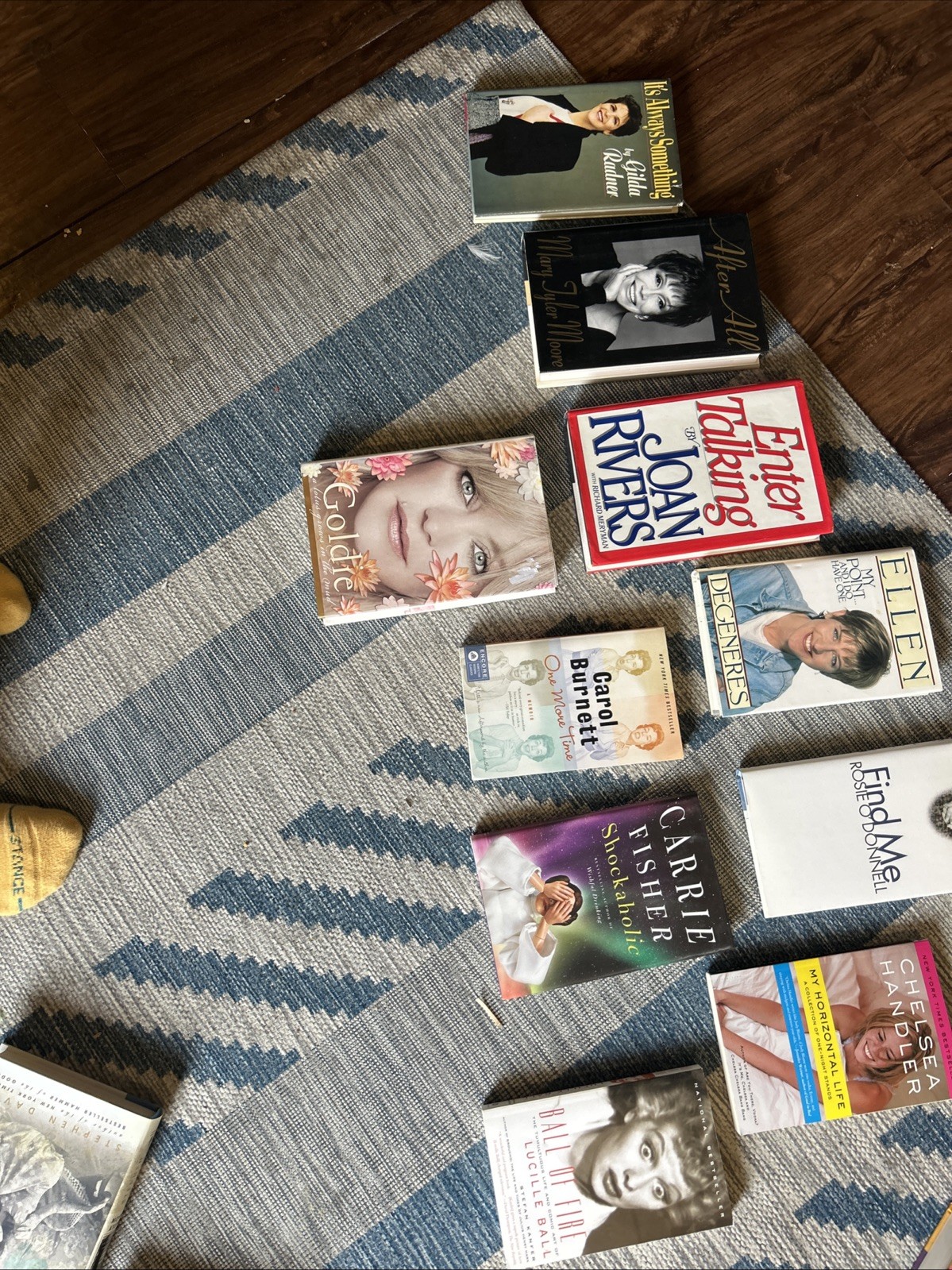 11 celebrity biographies hardcover books female comedians $50 all