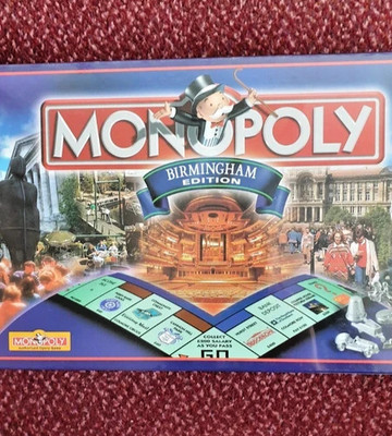 RARE Vintage 1999 Monopoly Birmingham Edition - Sealed - See description