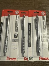 Lot 3 Pentel Graph Gear 1000 Mechanical Pencil, 0.5Mm (PG1015)