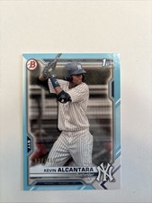 2021 Bowman - Prospects Kevin Alcantara #BP-97 Sky Blue Border /499 (RC)