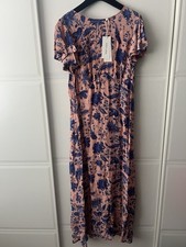Per Una Dress M&S Dress Size 12 Midi Maxi Boho Wedding Guest Floral Ruffle Whims