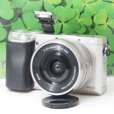 Sony Alpha 6000 Mirrorless Camera 24.2MP WiFi Lens Kit Excellent Condition