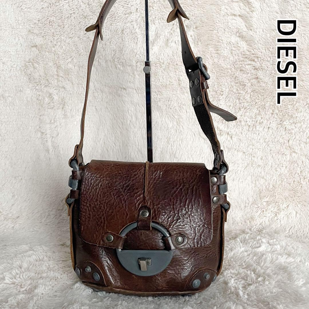 Diesel Women Super Rare Leather Genuine Shoulder Bag