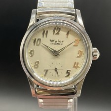 Vintage Wyler Incaflex 17 Jewels WG23 Swiss 1260 ETA Waterproof 1670-1023H Watch