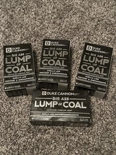 4 Duke Cannon Supply Co. Big Ass Lump of Coal Activated Charcoal Soap 10 oz ea