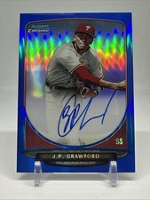 2013 Bowman Chrome Draft Pick J.P. Crawford True Blue Rookie 1st Auto /99 SSP