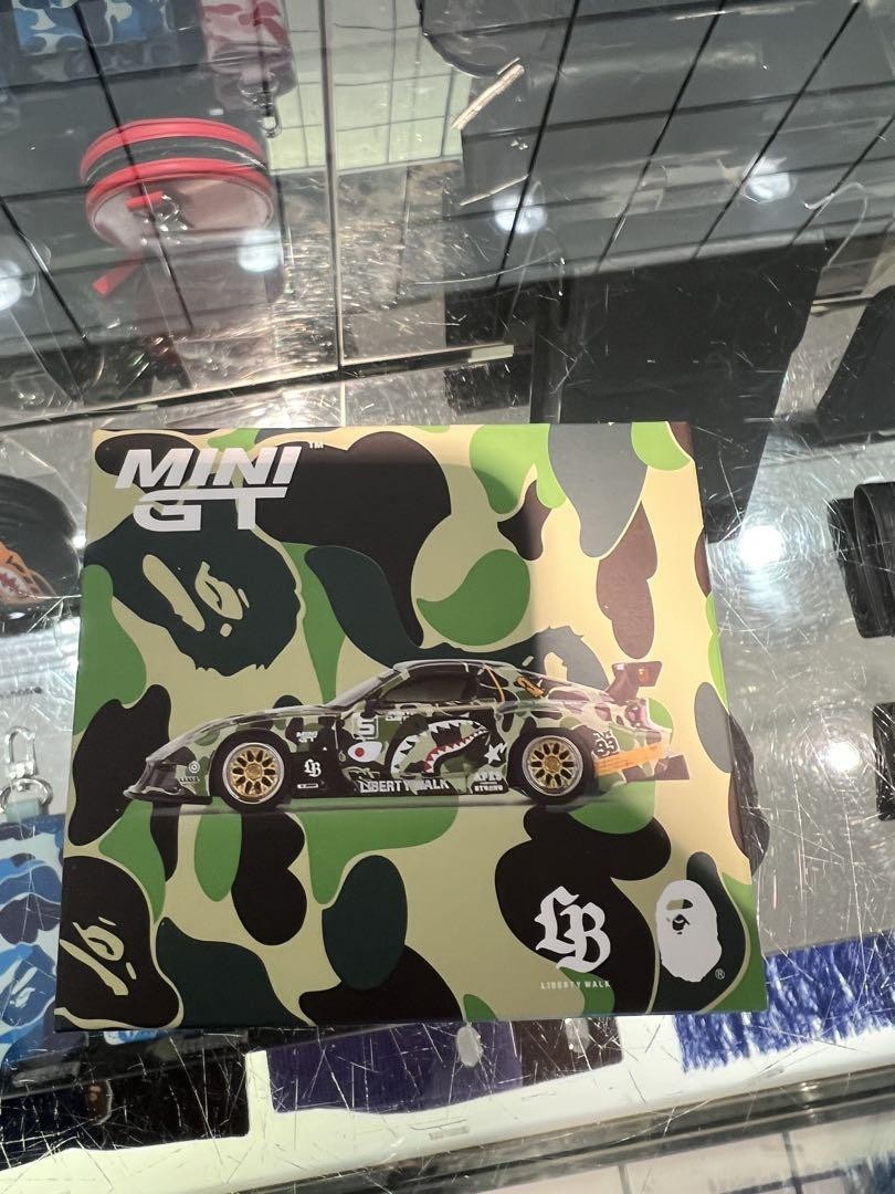 TSMモデル MINI GT 1/64 マツダ RX-7 LBWK BAPE TSM 1/64 Mini GT 830 Mazda RX-7 Liberty Walk x BAPE Limited