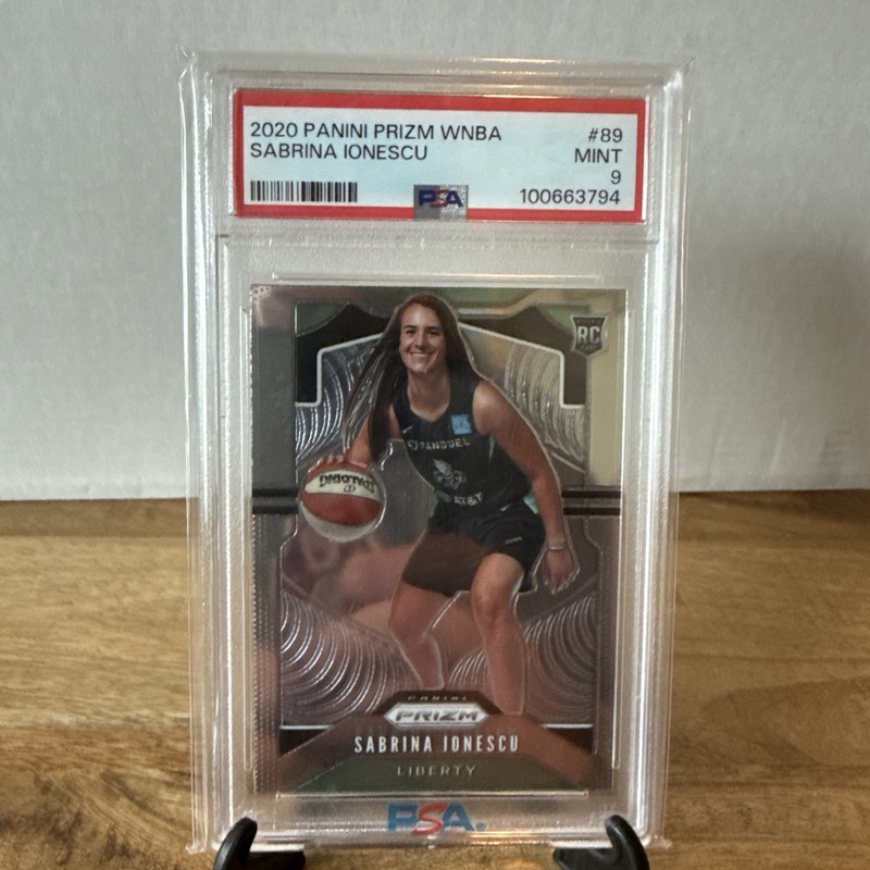 2020 Panini Prizm WNBA Sabrina Ionescu RC Rookie #89 PSA 9 | Team USA | Liberty