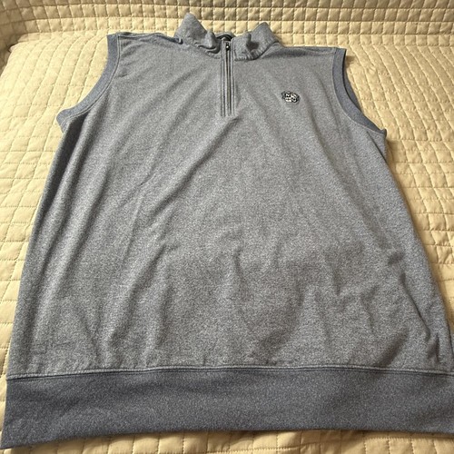 Turtleson NORTHWOOD Club Dallas Golf Shirt Men's M Sleeveless Vest 1/4 Zip - Picture 8 of 10