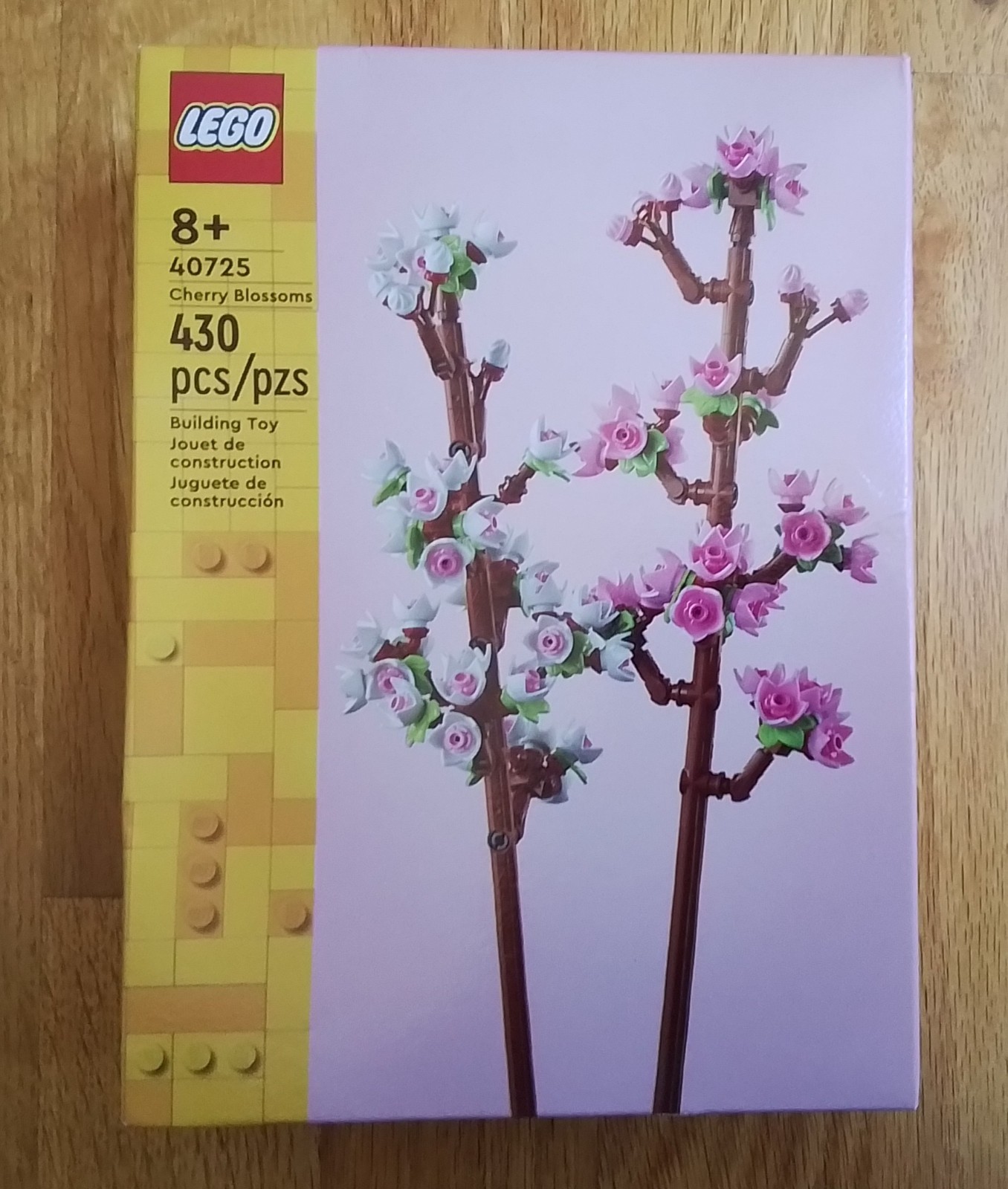 &ast;FAST FREE SHIP&ast; CHERRY BLOSSOMS Lego Botanical Series Box Set 40725