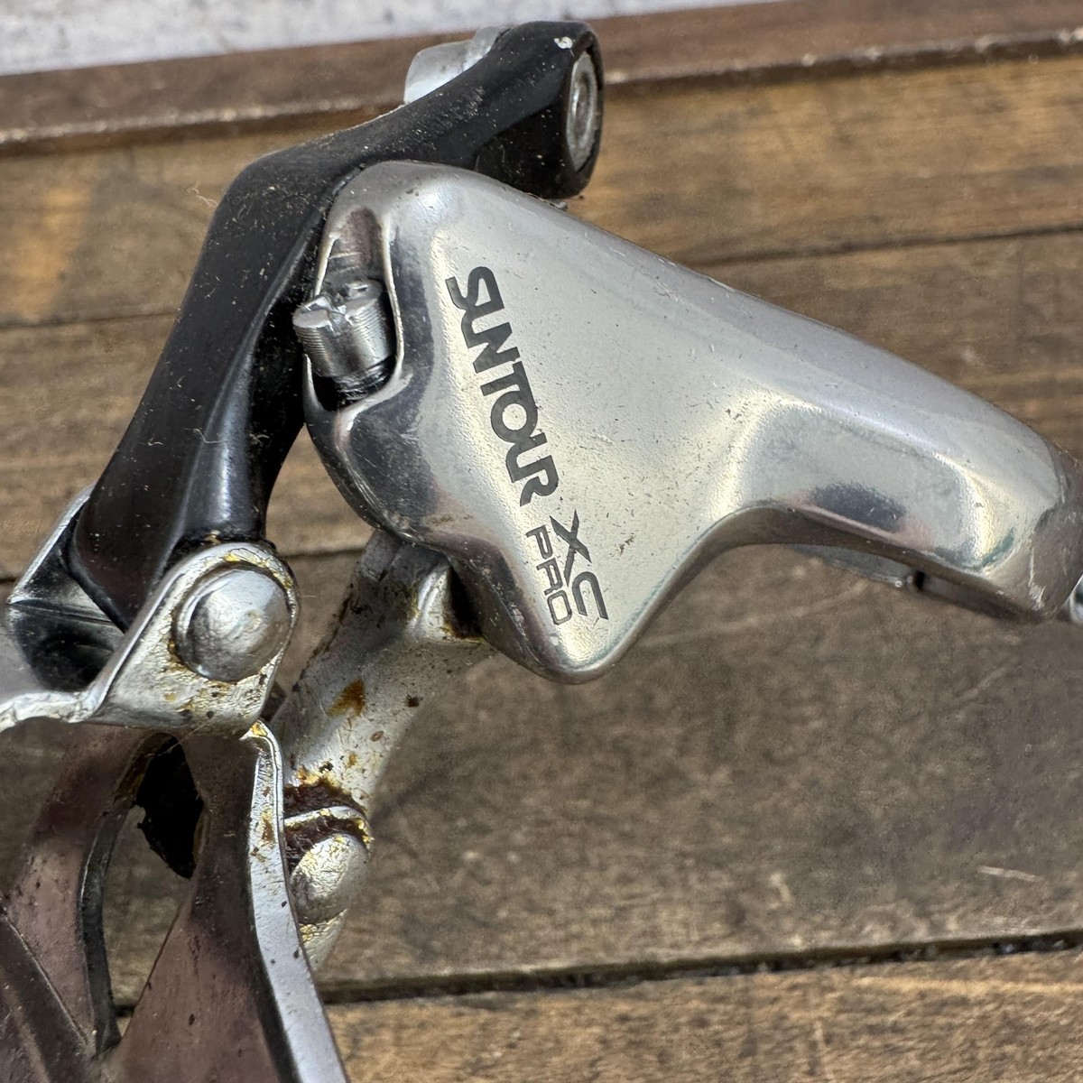 Vintage Suntour XC Pro Front Derailleur NOS 35mm Clamp MD Triple