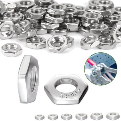Versatile Sechskantmuttern M8 - 30 Edelstahl Muttern für Maschinenbau Projekte