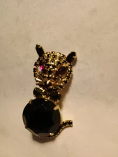 Pin Cat Brooch Alice Caviness Vintage Pin