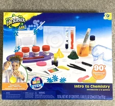 Edu-Science Lab Intro to Chemistry Kit  90+ Experiments & Lab Guide - Open Box