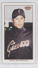 2002 Topps 206 Mini Black Polar Bear Back Tsuyoshi Shinjo (Portrait) #250 0f8