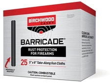 Birchwood Casey Barricade Rust Protection Wipes 25 Count-33025