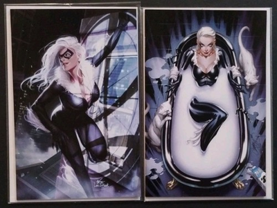 #ad Black Cat #1 Scott Campbell amp; #3 INHYUK LEE Virgin Variant Marvel Comics LOT $44.95
