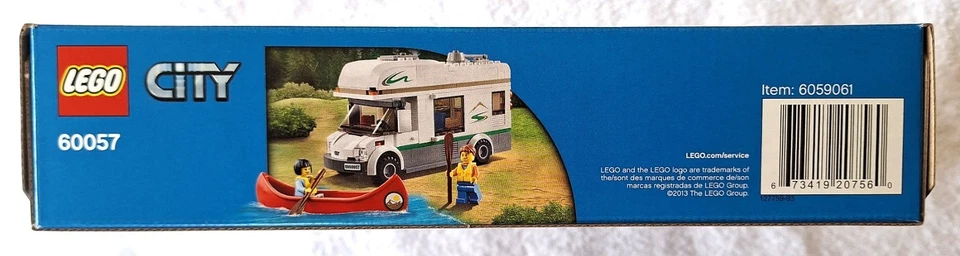 LEGO CITY Camper Van 60057 Used Complete All Pieces, Box, and Instructions - Image 4 of 4