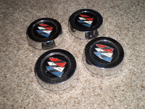 RALLYE WHEEL CENTER CAPS 71-87 BUICK GS SKYLARK REGAL CENTURY APOLLO GRAN SPORT - Picture 4 of 7