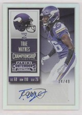 2015 Panini Contenders Rookie Championship Ticket 14/49 Trae Waynes Auto 12bz