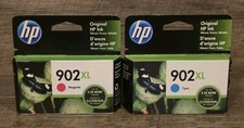 HP 902XL Cyan Magenta Ink Cartridges Expired 2021 New Sealed Free Shipping