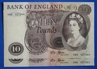 2x 1967 Bank of England Ten Pound £10 Banknotes, Fforde A68, CONSECUTIVE [34406]