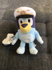 Captain Bluey Plush Toy Soft Bluey Character Stuffed Animal for Kids