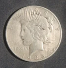 1935-S LOWER GRADE PEACE SILVER DOLLAR 90% SILVER LOT 171018