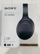 Sony WH-1000XM4 Wireless Over-Ear Headphones Black Active Noise Canceling