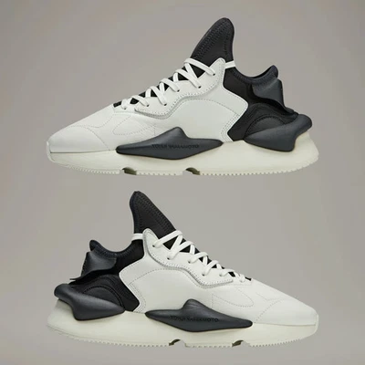 *ADIDAS Y-3 KAIWA* Designer Sneaker Off White/Black/Off White Gr. 45 1/3 OVP NEU - Bild 1 von 4
