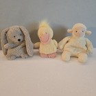 Lot Russ Berrie Terry Cloth Bean Bag Plush Stuffed Animals - #4159 #4572 #4599