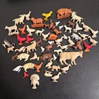 Vintage Lot Of 65 Rubber and Plastic Farm Animals Auburn Marx?