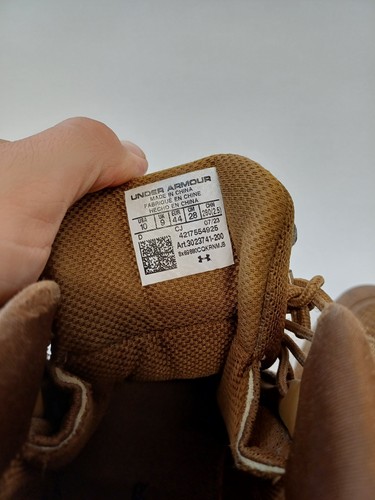 Under Armour Micro G Valsetz Mid Men's UK 9 EU 44 Brown - Picture 6 of 12