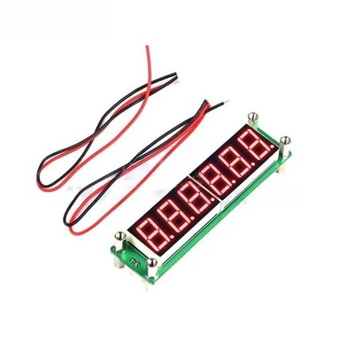 DC 8~15V 6-digits LED Display RF Signal Frequency Counter 0.1MHz~65MHz