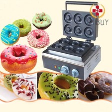 110V electric six pieces Donut Maker Machine,commercial donut making machine