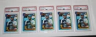 FIVE (5) 1990 Topps Baseball Card #336 KEN GRIFFEY JR. Graded PSA 7 NM